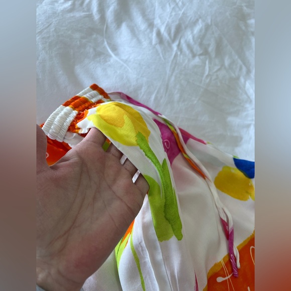 Collina Strada | SZ Small | Flowy Parkour Pants Tulips | Vibrant Pink Orange NWT - Picture 11 of 13